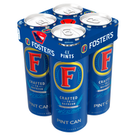 Fosters Lager Pint Cans 24 x 568ml