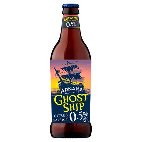 Adnams Southwold Ghost Ship 0.5% Beyond the Pale Ale 8x500ml Bottle