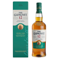 The Glenlivet 12 Year Old Speyside Single Malt Double Oak Scotch Whisky 70cl