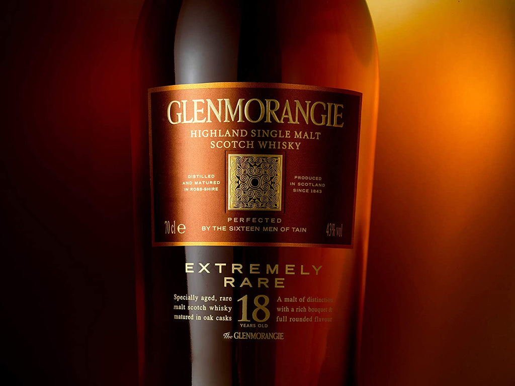 Glenmorangie 18 Year Old Extremely Rare Whisky, Gift Box 70cl