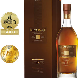 Glenmorangie 18 Year Old Extremely Rare Whisky, Gift Box 70cl