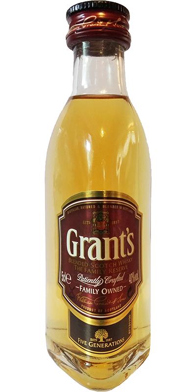 Grant's Family Reserve Scotch Whisky 5cl Miniature