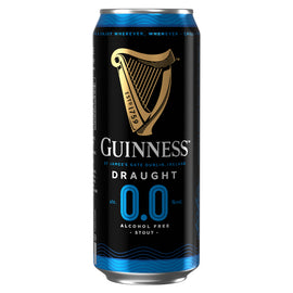 Guinness Zero Draught Alcohol Free Stout 4 x 440ml Cans