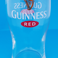 Guinness Red Tulip Style Half Pint Glass (171)