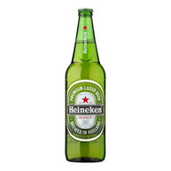 Heineken Original Premium Lager Beer 5% ABV Large Bottle 12 x 650ml