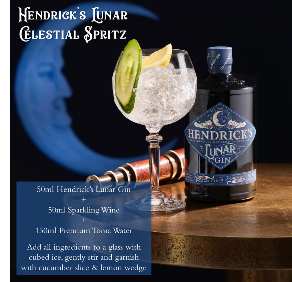 Buy Hendrick's Lunar Gin Limited Edition 70cl Online 365 Drinks