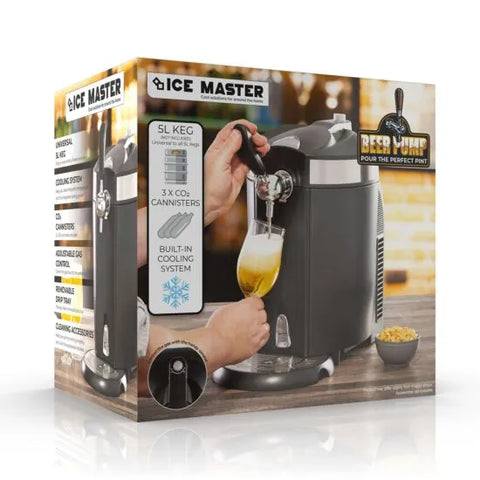 Ice Master Universal Beer Pump with Built-In Cooling System - For 5lt Kegs