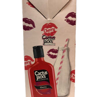 Cactus Jack's Cherry Schnapps and Milk Bottle Gifts Set