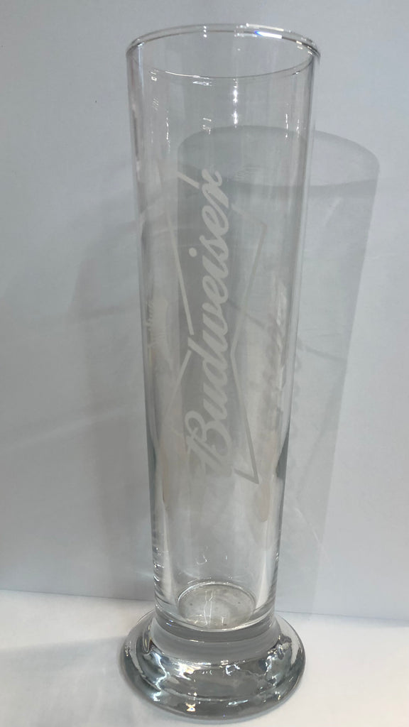 Budweiser Etched Half Pint Flute