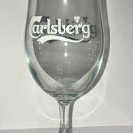 Carlsberg Unfiltered Stemmed Lager Pint Glass