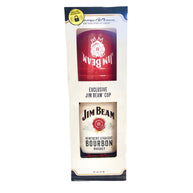 Jim Beam Bourbon and Metal Cup Gift Set