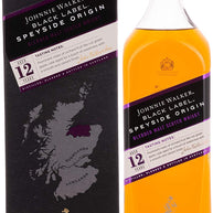 Johnnie Walker Black Label Blended Scotch Whisky Limited Edition Speyside Origin, 1 Litre