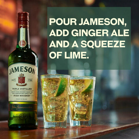 Jameson Triple Distilled Blended Irish Whiskey 1L
