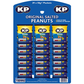 KP Salted Peanuts 21 x 50g Pub Card