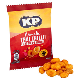 КР Aromatic Thai Chilli Coated Peanuts 21 x 40g - Pub Card