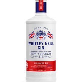 Whitley Neill King Charles Coronation Gin 70cl - Limited Edition