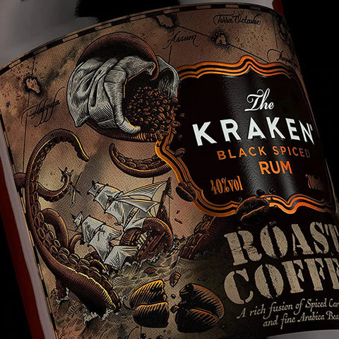 The Kraken Black Spiced Rum Roast Coffee 70cl