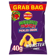 Walkers Monster Munch Pickled Onion Snacks 35x40g