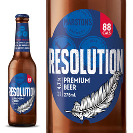 Marston's Resolution Premium Low Carb Beer 24 x 275ml
