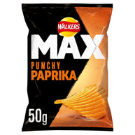 Walkers Max Punchy Paprika Crisps 24x50g