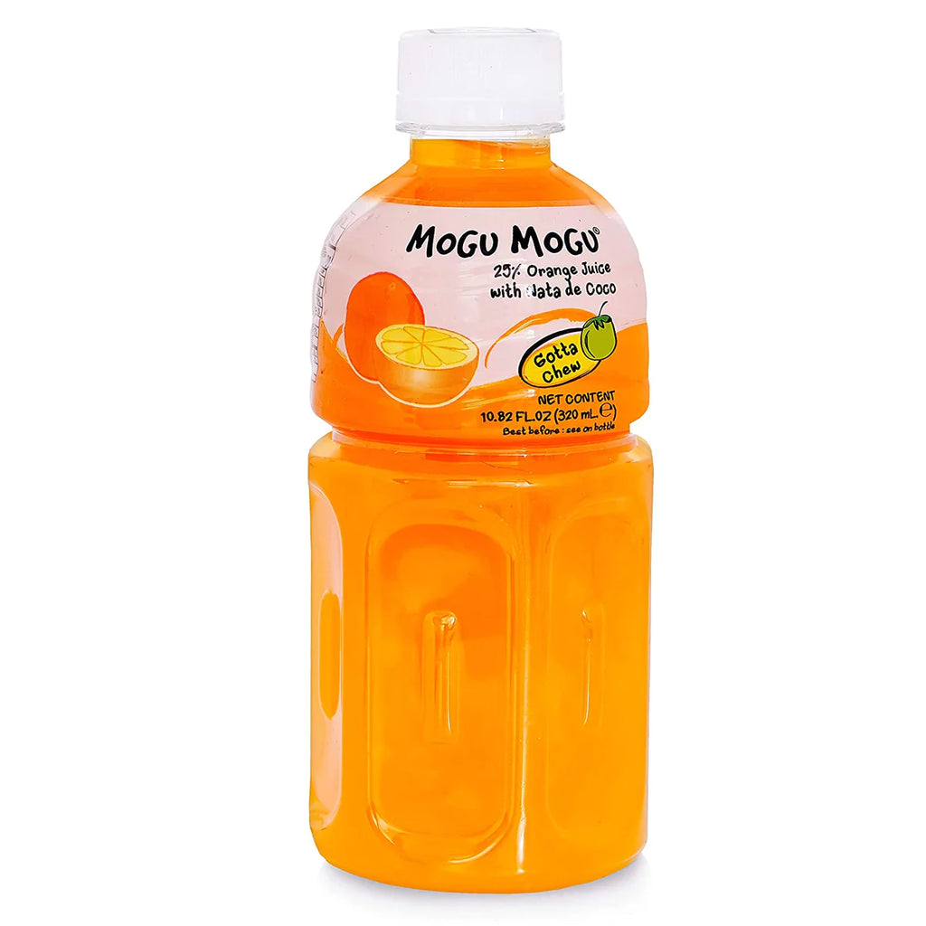 Mogu Mogu Orange Flavoured Drink with Nata de Coco 320ml