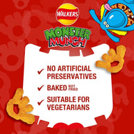 Walkers Monster Munch Flamin' Hot Snacks 15x72g