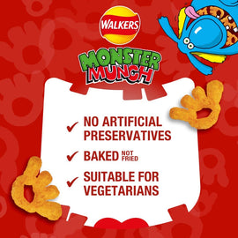 Walkers Monster Munch Flamin' Hot Snacks 15x72g