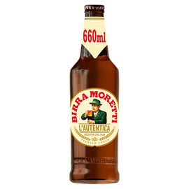 Birra Moretti Premium Lager Beer 12 x 660ml Bottle