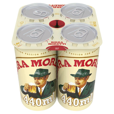 Birra Moretti Lager Beer 24 x 440ml Cans