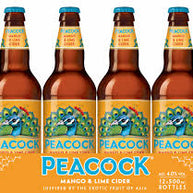 Peacock Mango & Lime Cider 12 x 500ml Bottle