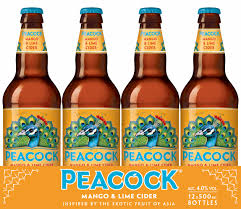 Peacock Mango & Lime Cider 12 x 500ml Bottle