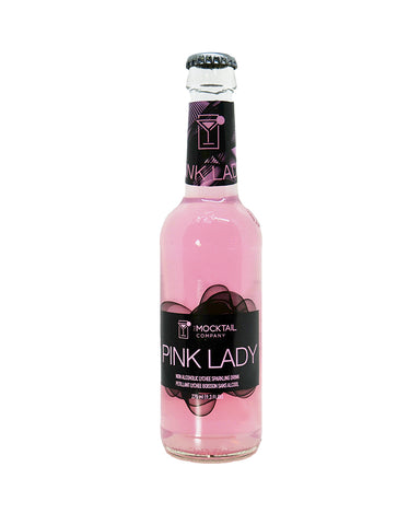 The Mocktail Company Pink Lady, 275ml Bottle - Non Alcoholic Lychee Sparkling Drink