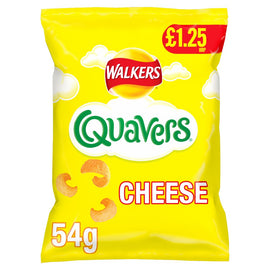 Walkers Quavers Cheese Snacks £1.25 PM 18x54g
