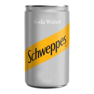 Schweppes Soda Water Mini Cans 24 x 150ml