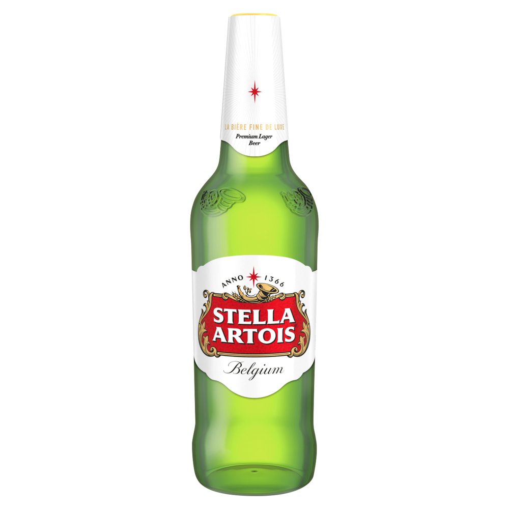 Stella Artois Belgium Premium Lager Beer Bottles 12 x 660ml