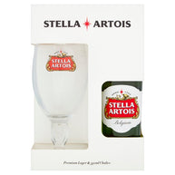 Stella Artois Bottle 330ml & Branded Chalice Gift Set