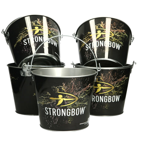 Strongbow Black Metal Ice Bucket