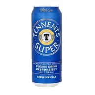 TENNENT'S SUPER STRONG LAGER BEER CANS 12 X 500ML