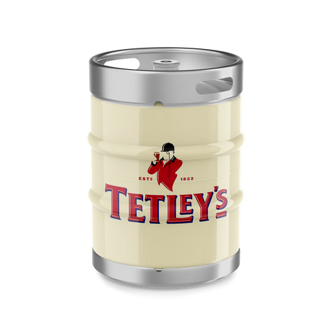 Tetley's Bitter Smooth Flow Keg - 50L /11 Gall / 88 Pints Keg