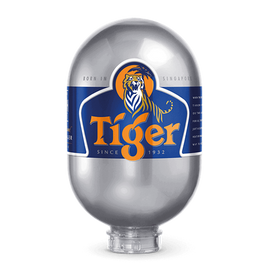Tiger Lager Beer 8 Litre Blade Keg