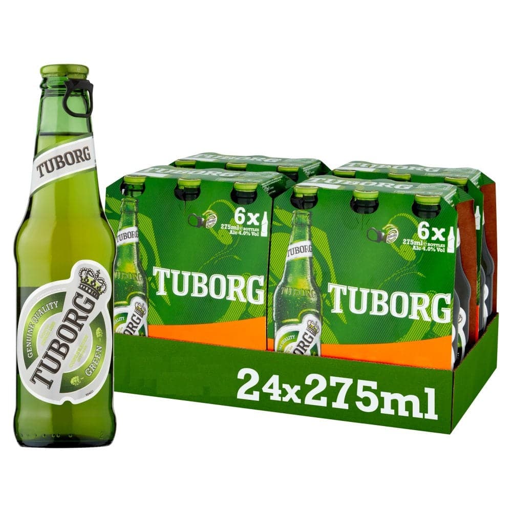 Tuborg Lager 24 x 275ml Bottles