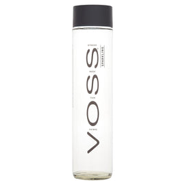 Voss Sparkling Water Glass Bottle 800ml
