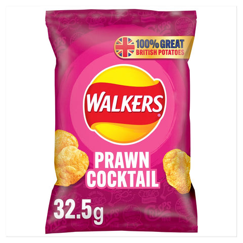 Walkers Prawn Cocktail Crisps 32x32.5g