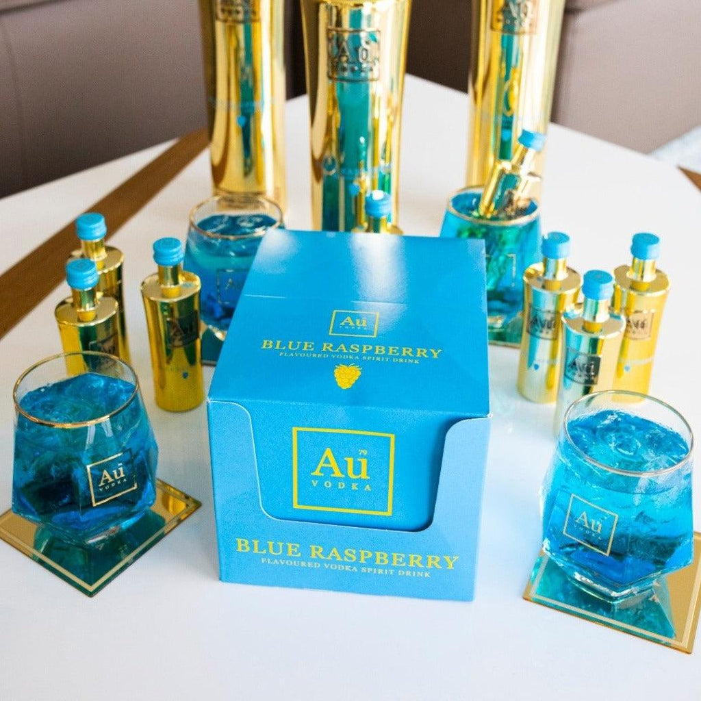 Blue Raspberry Small Alcohol Buy AU Blue Raspberry Vodka 5cl Miniature Online - 365 Drinks