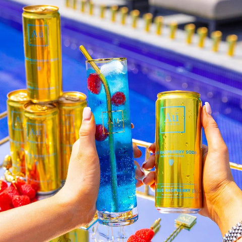 AU Vodka Blue Raspberry Pre-Mixed Cans 1x330ml