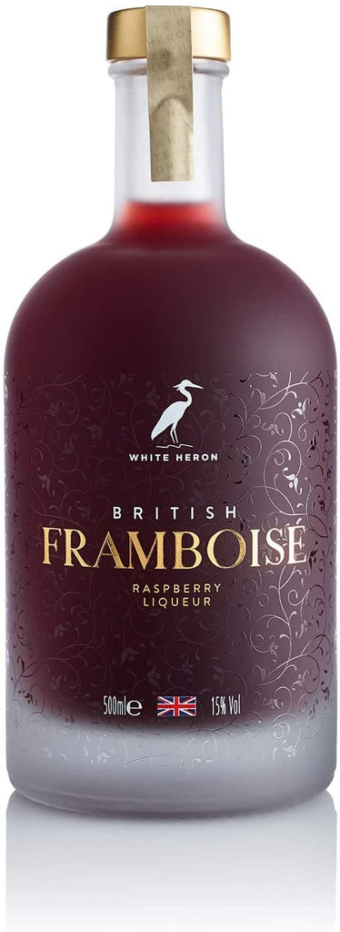 White Heron British Framboise Raspberry Liqueur 50CL