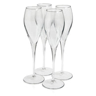Monte Carlo Champagne Flute Glasses - 4 Pack