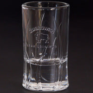 Zubrowka Bison / Biala Vodka Shot Glass - Embossed
