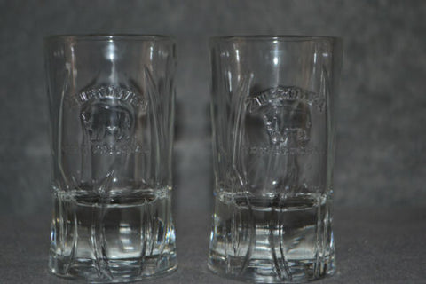 Zubrowka Bison / Biala Vodka Shot Glass - Embossed