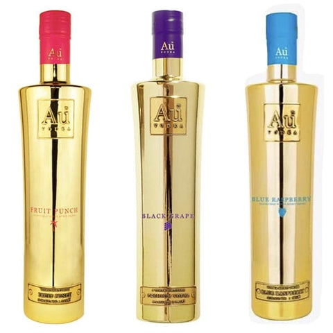 Au Flavoured Vodka Bundle 3 x 70cl